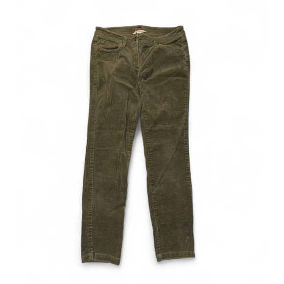 Brooks Brothers Pants - Brooks Brothers Olive Green Corduroy Straight Leg Pants US 4 Fall Cottagecore